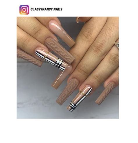 burberry design on toe nails|Burberry nail scissors.